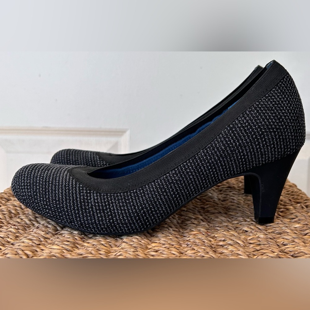 Betabrand‎ Late to the Gate Heels Textile Upper Rubber Heel/Sole Size 8.5